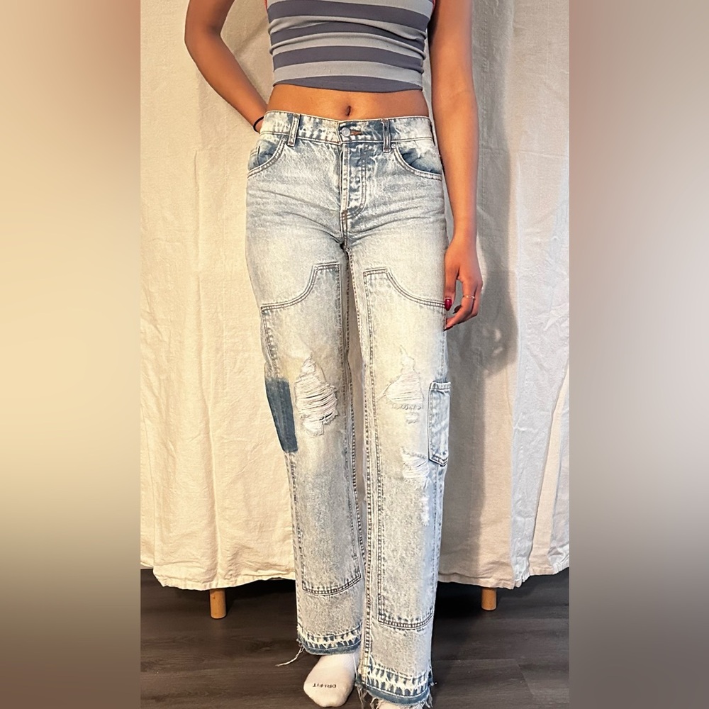 REVICE DENIM Manhattan Low Rise Carpenter Jeans